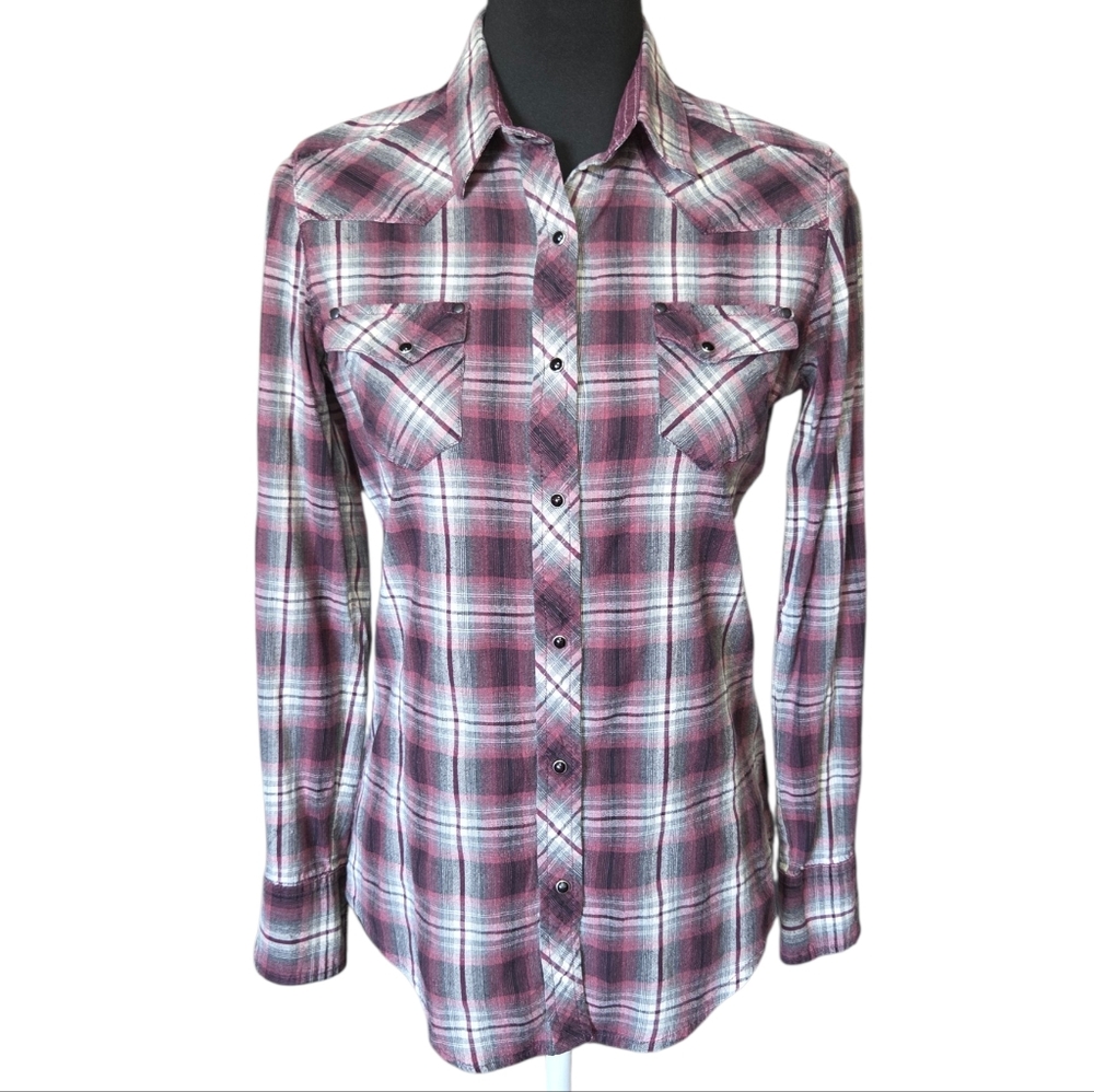 Kuhl Plaid Button-Up Women's Top Size S